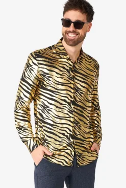 OppoSuits Tiger Shiner^Men Casual Shirts