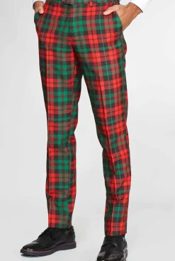 OppoSuits Trendy Tartan^Men Wedding Suits
