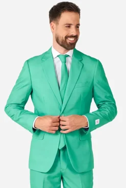 OppoSuits Trendy Turquoise^Men Prom Suits