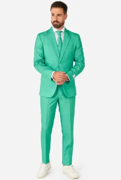 OppoSuits Trendy Turquoise^Men Prom Suits