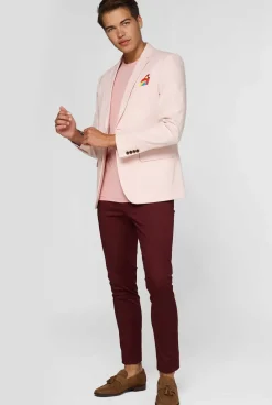 OppoSuits Tropical - Birdie - Soft Pink^Men Deluxe Blazers