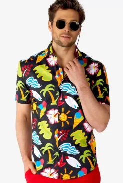 OppoSuits Tropical Thunder^Men Casual Shirts