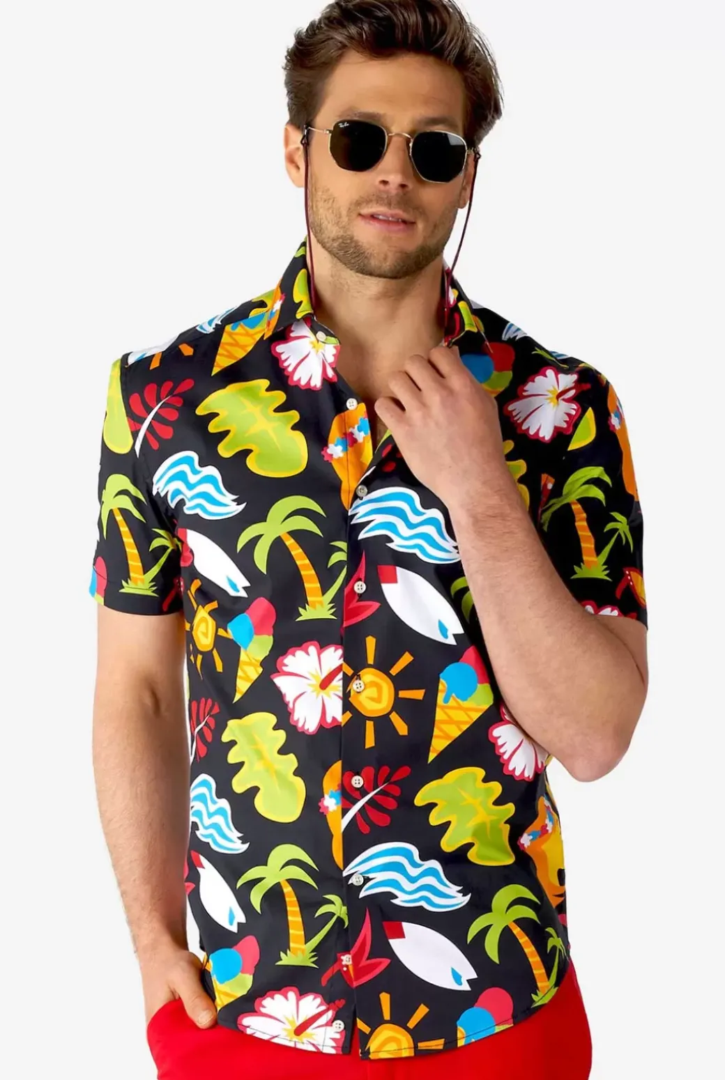 OppoSuits Tropical Thunder^Men Casual Shirts