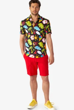 OppoSuits Tropical Thunder^Men Casual Shirts