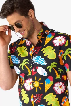 OppoSuits Tropical Thunder^Men Casual Shirts