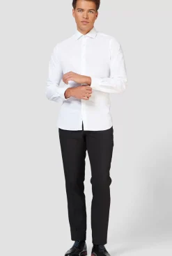 OppoSuits White Knight^Men Solid Colored Shirts