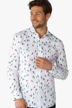 OppoSuits Winter Sprinter^Men Christmas Shirts