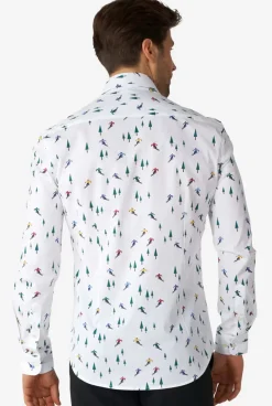 OppoSuits Winter Sprinter^Men Christmas Shirts