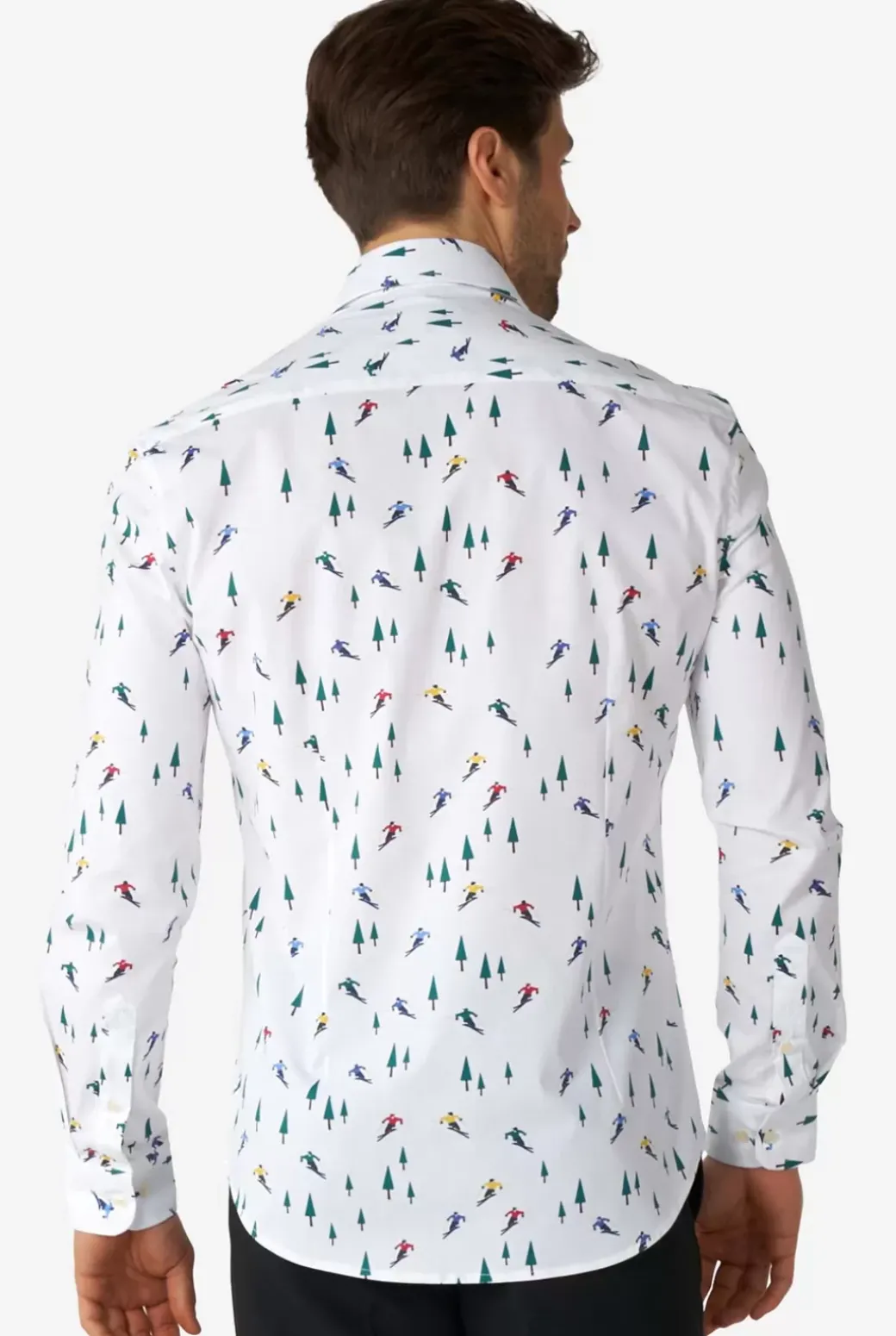 OppoSuits Winter Sprinter^Men Christmas Shirts