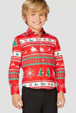 OppoSuits Winter Wonderland^Boys Christmas Shirts