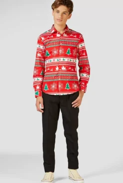 OppoSuits Winter Wonderland^Teen Boys Christmas Shirts