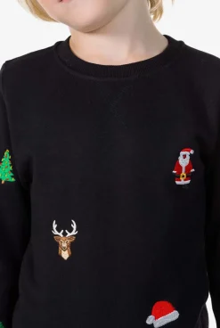 OppoSuits X-Mas Icons - Black^Boys Sweaters