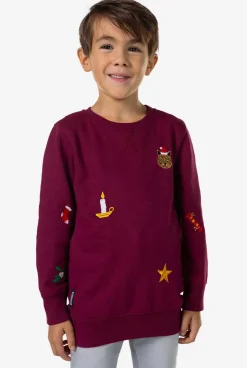 OppoSuits X-Mas Icons - Burgundy^Boys Sweaters