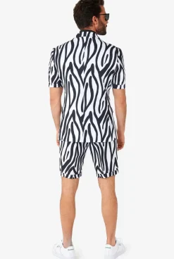 OppoSuits Zazzy Zebra^Men Wedding Suits
